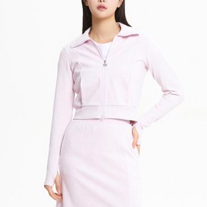 NB WOMEN 소프트 골지 카라형 투웨이 집업 (SLIM FIT) NBMDE3W812-26