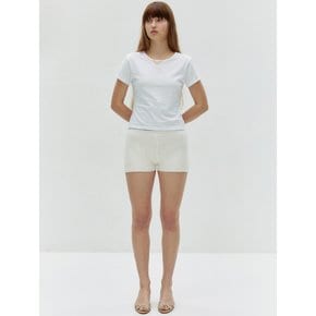 Micro Knit Shorts IVORY