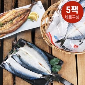 [안동맛자반] 순살 간고등어 한마리 180g x 5팩