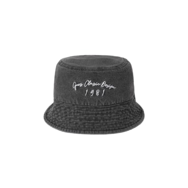 게스 MP1A1251  [ACC] 레터링 데님 버킷햇