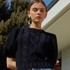 [파주점] ANOETIC CLASSIC PUFF KNIT_NAVY