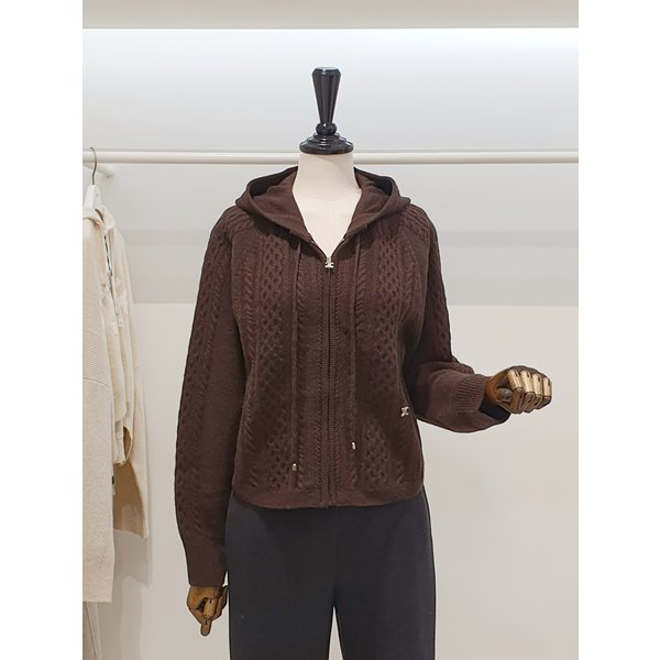 [파주점] 쥬크 주크 울혼방 후드넥 집업 니트가디건 V254KSL936