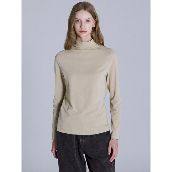 여성 스판 하이넥 긴팔티셔츠 (4color) LATS0219