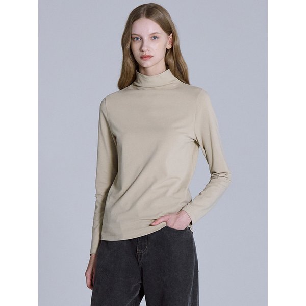 여성 스판 하이넥 긴팔티셔츠 (4color) LATS0219