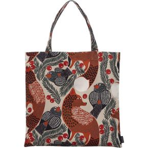 일본 마리메꼬 에코백 Marimekko Ketunmarja 071185 880 패브릭 백 17.3 x 16.9 인치 44 43 cm