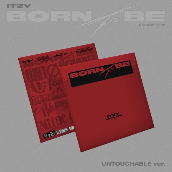 확대된 대표 [CD]있지 (Itzy) - Born To Be (스페셜 에디션) (Untouchable Ver.) / Itzy - Born To Be (Special Edition) (Untouchable Ver.)  {01/26발매}