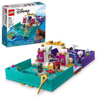  [디즈니 오리지날] 레고 디즈니 인어공주 스토리북 43213 소녀를 위한 재미있는 생일 선물