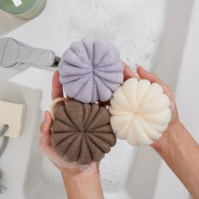 부드러운 펌킨 샤워볼 3개 라벤더 J62N901037369