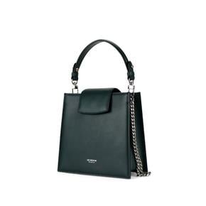 [주문제작]BIJOU Mini Chain Bag [비주 미니 체인백] DEEPGREEN SILVER