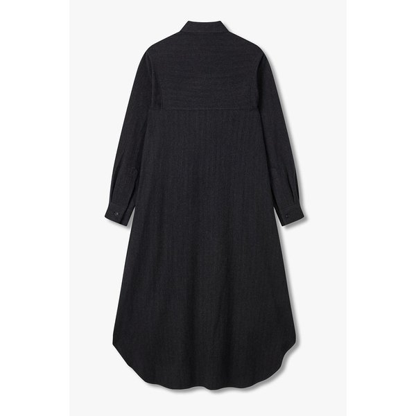 [Y`s]헤링본 롱 슬리브 울 셔츠 드레스 6615361202000