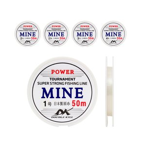 싸파 더블킬 마인 MINE 50m 투명 모노 나일론 낚시 줄