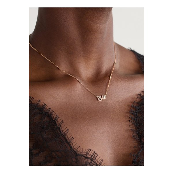 메시카 마이 트윈 18K 로즈 골드 다이아몬드 목걸이 46376663162894867