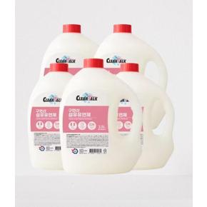 [크린톡] 구연산 섬유유연제 2.5L x 5개 (핑크피오니향) (S42345352)