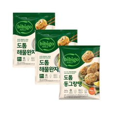 CJ제일제당 비비고 도톰 해물완자 340g x2개+도톰 동그랑땡 340g x1개
