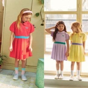 25SS 베네통키즈 플리츠 피케 원피스 (QAOP17531_)[35047498]