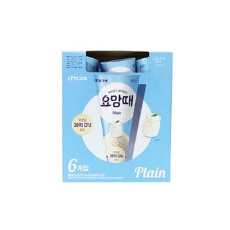  빙그레 요맘때콘 플레인 150ml*6입