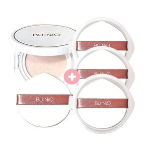 카밍 쿨 톤업 선쿠션(본품1+리필3) 각25g  혼합자차 생얼쿠션 빅사이즈