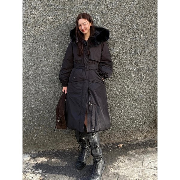 [민경,유니 PICK] CLOUD TRENCH GOOSE DOWN COAT [IVORY][BLACK]