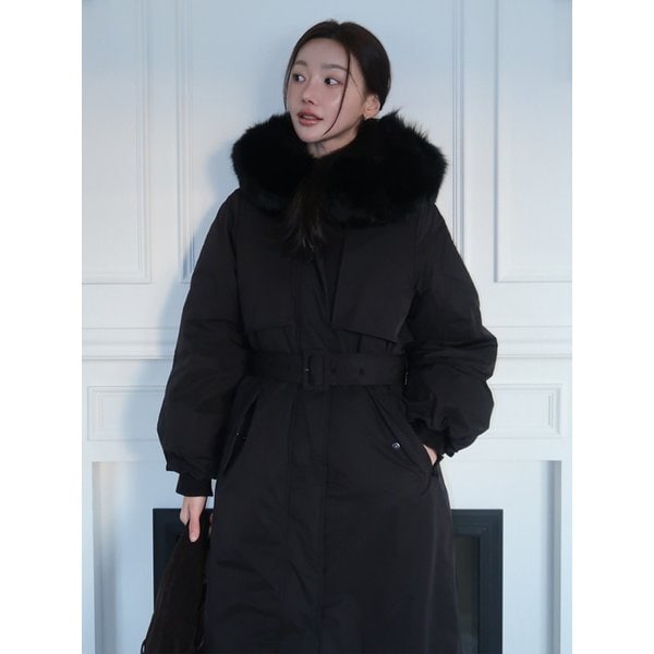 [민경,유니 PICK] CLOUD TRENCH GOOSE DOWN COAT [IVORY][BLACK]