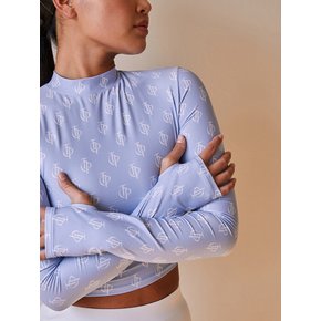 TG PRINTED MOCK L/S TOP_T216TP127