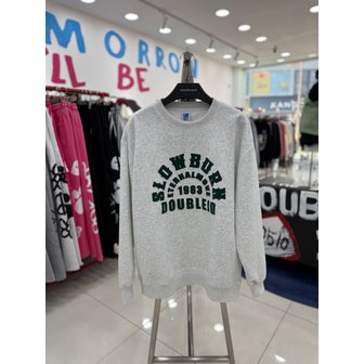 더블제이디 [여주점] 슬로우펠트자수맨투맨 JHZZ22101