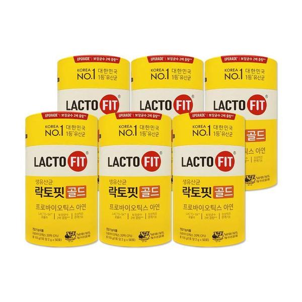 종근당건강 락토핏 골드 2g 50포 6개/mjc (S33682134)
