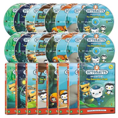 [DVD] 바다탐험대 옥토넛 1집, 2집, 3집, 4집,5집 선택구매 + 생물카드+포스터 증정