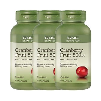 GNC 지앤씨 크렌베리 100캡슐 x3