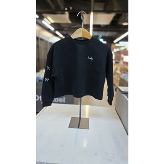래핑차일드 [파주점] (BK)   리본 크롭  맨투맨   85A1933273