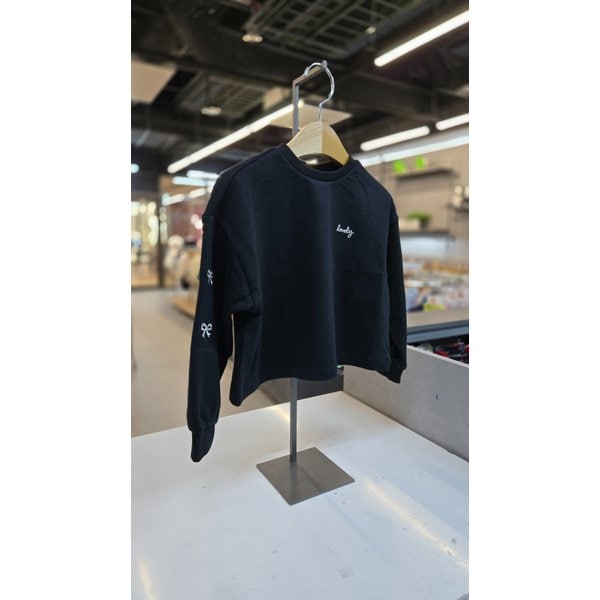 [파주점] (BK)   리본 크롭  맨투맨   85A1933273