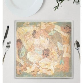 현대미술 1인용 식탁 테이블 매트 소형 20x20/20x30 이중섭 123Picture