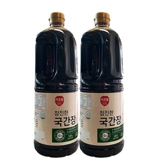 CJ프레시웨이 [이츠웰]참진한국간장 1.8L 8개