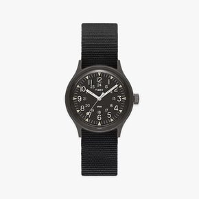 MK1 올블랙 밀리터리 그로그랭 툴워치 36mm