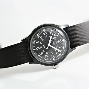 MK1 올블랙 밀리터리 그로그랭 툴워치 36mm
