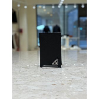 프라다(병행) [부산점] [프라다] 남성 사피아노 레더 삼각로고 카드지갑 2MC101-QHH-F0002