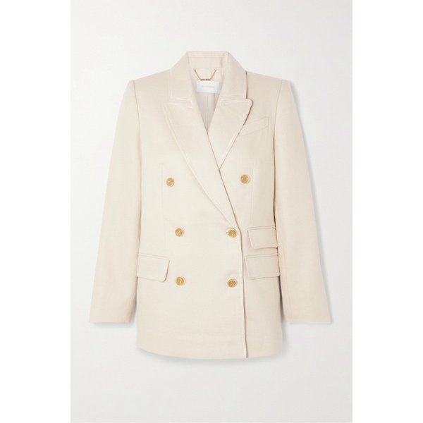 매치메이커 더블브레스트 휩스티치 리넨 블레이저 1647597326830743