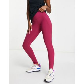 3923756 Reebok Training leggings in burgundy