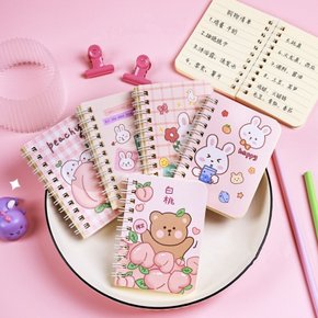 귀요미 캐릭터 수첩 스프링수첩 4종