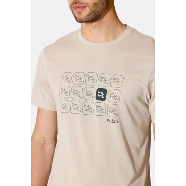 26SS 랩 반팔 티셔츠 QCC30PBE PEBBLE DOM