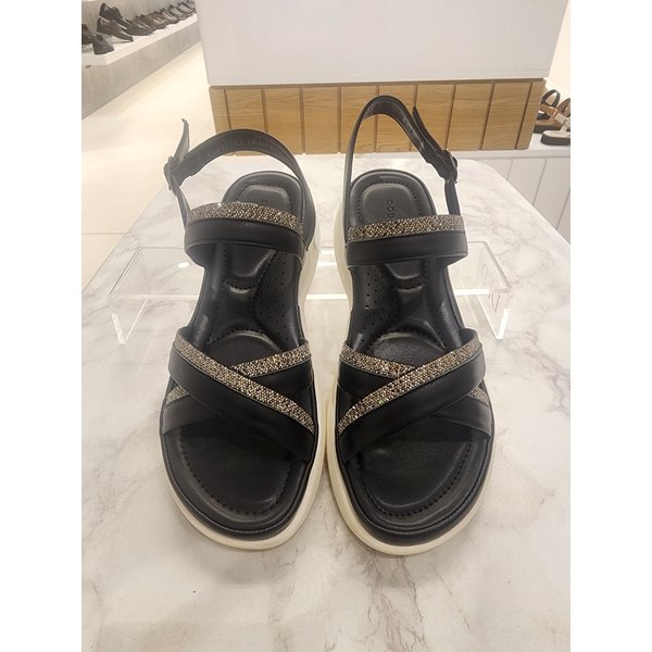 [여주점] 여성 4cm 초경량 통굽 스트랩샌들 FLD507