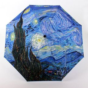 van Gogh) 3단완전자동_고흐 별밤(Vincent 명화우산