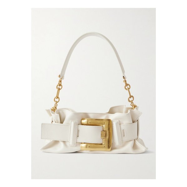 앤섬 미니 버클 가죽 숄더 백 화이트 46376663162839932