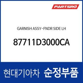 휀다 가니쉬,사이드 좌측 (87711D3000CA)  올뉴 투싼TL, 더뉴 투싼TL