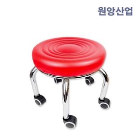 빅사이즈 앉은뱅이의자 레드 바닥의자 바퀴의자 좌식의자 이동식의자 (S50745762)