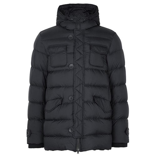 26FW 블랙 레스키모 후드 구스 다운 자켓 L`ESKIMO PI004ULE 12456Z 9300