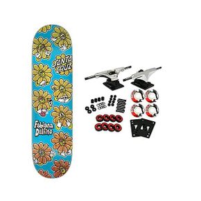 미국 산타쿠르즈 스케이트보드 Santa Cruz 스케이트board Complete Delfino Wild플라워 VX 8.25