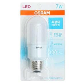 아트박스/익스트리모 OSRAM 절전형 LED램프 7W 주광색 형광등색