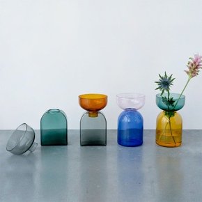 Amabro 아마브로 Two Tone Vase Square 투 톤 베이스 스퀘어 앰버/그레이