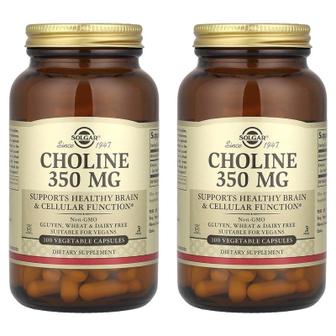 솔가 해외배송 Solgar 솔가 콜린 350mg 100베지캡슐 2개