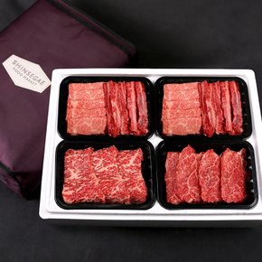 [1/13일 순차출고][산지직송/냉장] 한우 구이세트 7호 1.6kg(갈비살,갈비살,안심,채끝)